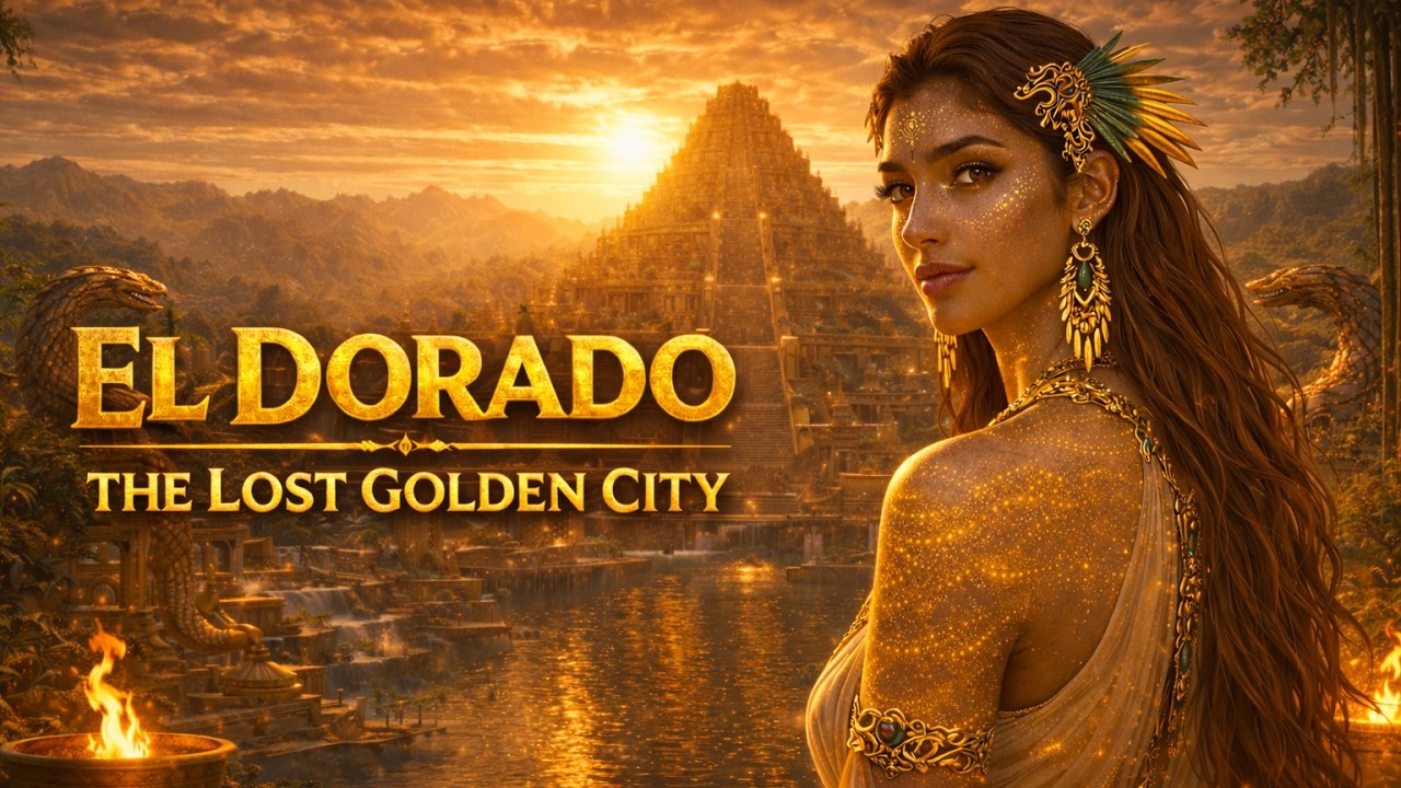 EL DORADO | The Lost Golden City of Abundance — Sacred Golden Ambient Music (4K)