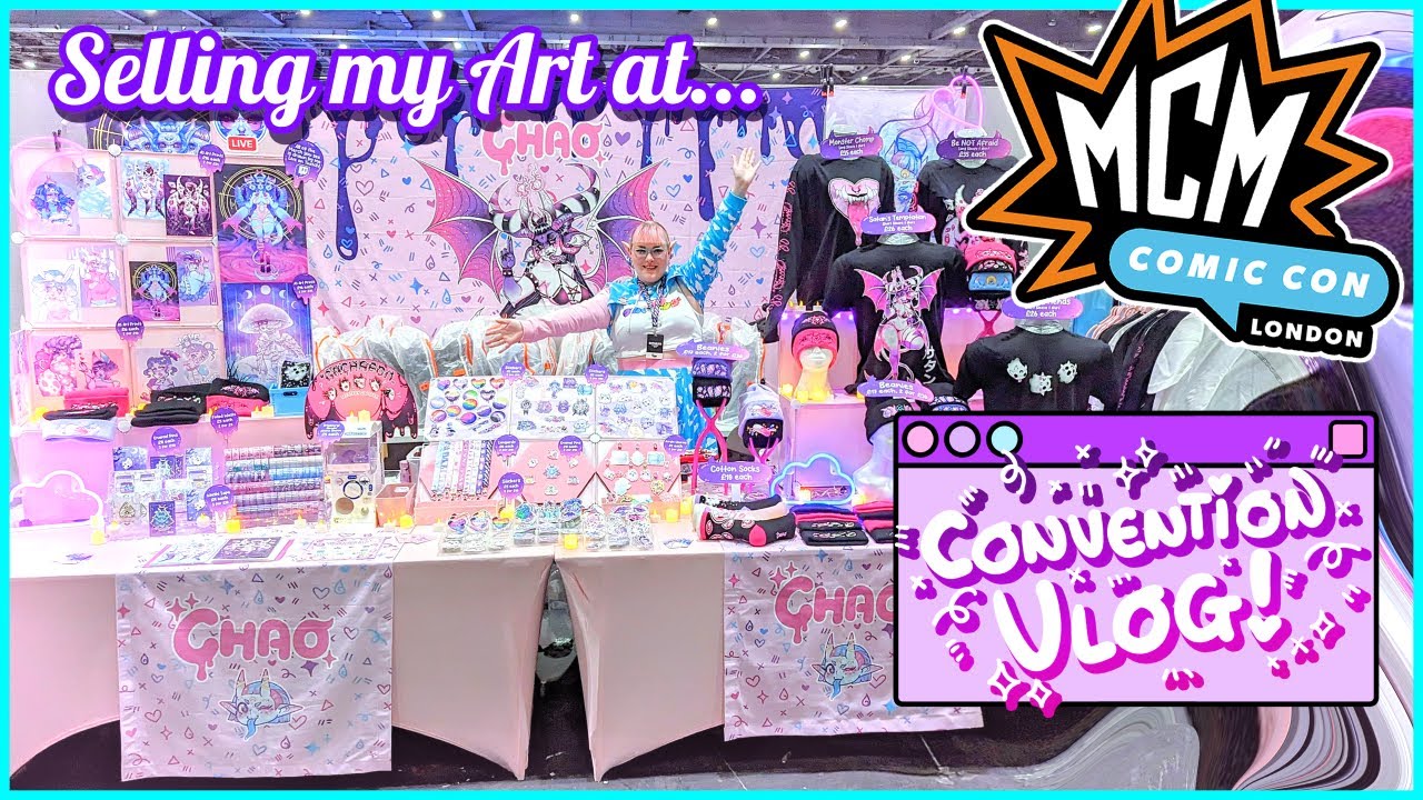 London MCM MAY 23 🎨Artist Alley Vlog 🎨 #londonmcm #pinbadgesco