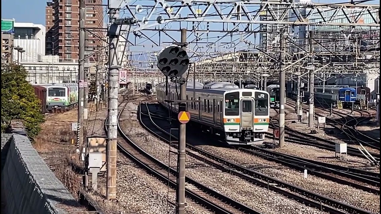 高崎アリーナ前で電車を撮りました！
