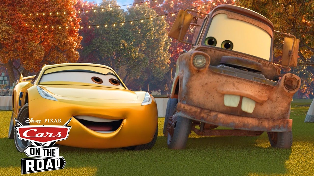 Cruz Ramirez Surprise Visit in Cars on the Road! | Pixar Cars | @disneyjr
