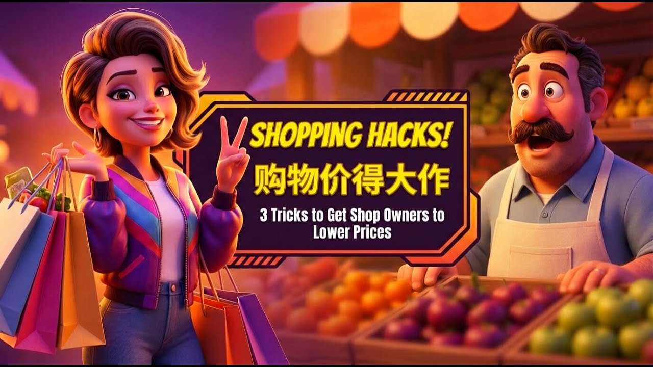 購物英文進階版：3 大殺價心理戰術，讓老闆主動降價！🛍️ | Alex & Bella EP.4