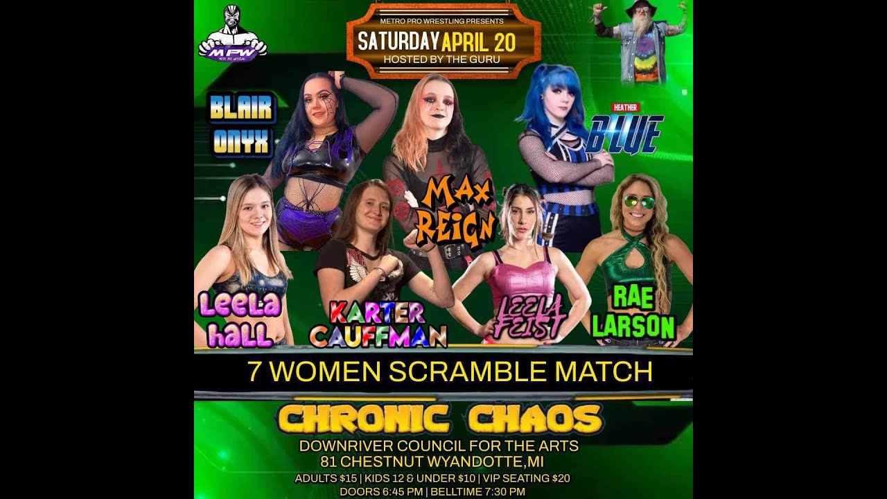 The Metro Pro Wrestling Women's Scramble Match