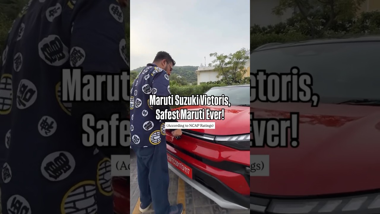 The all-new Victoris is now the highest-scoring Maruti at Global NCAP. #powerdrift