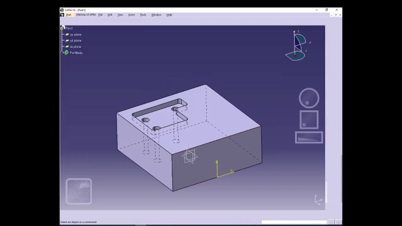 Part Design Pocket ejemplo 2.1