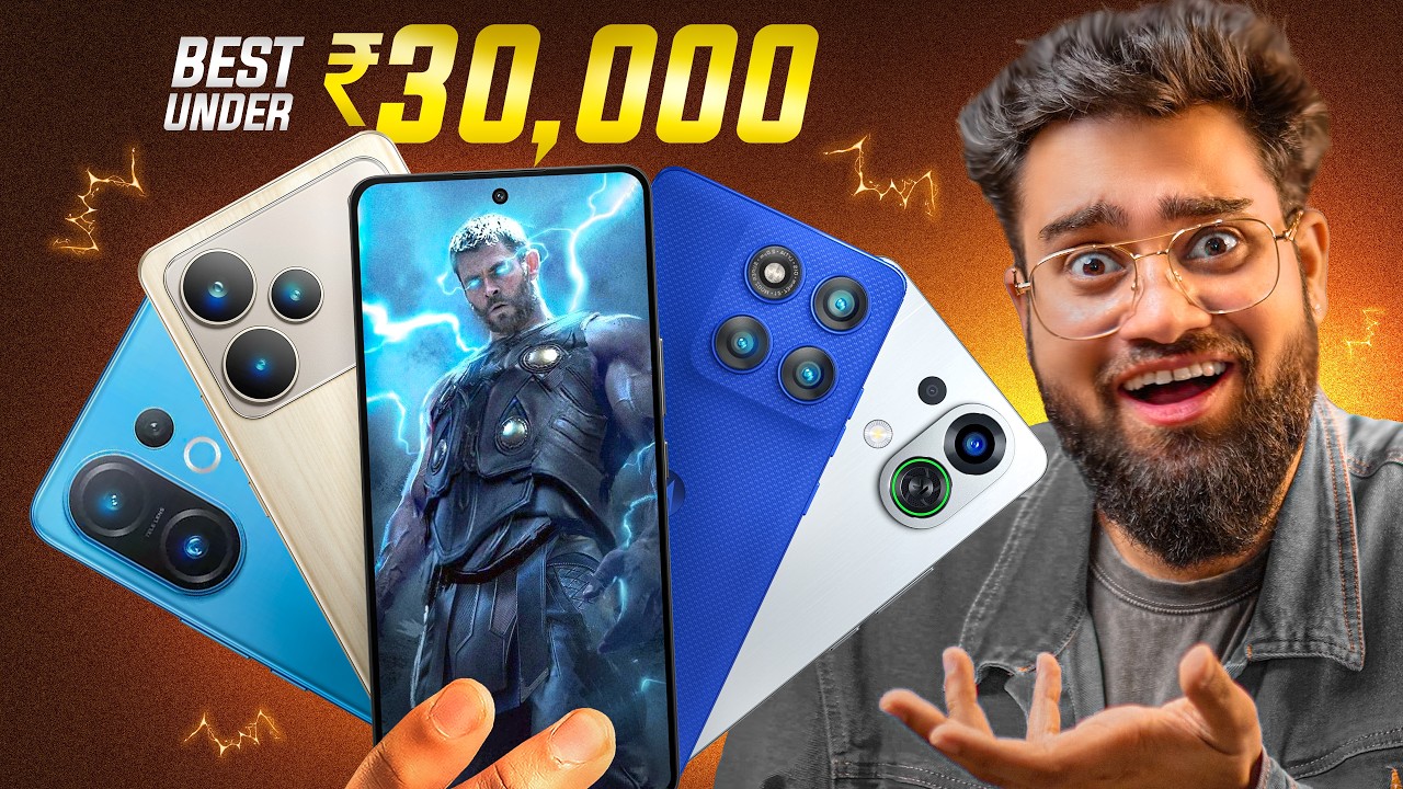 Top 5 Best Mobile Phones Under ₹30000⚡Amazon & Flipkart Sale 2026 | Best Phone Under 30000 😱