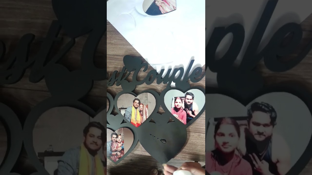 MDF fream best couple gift 🎁