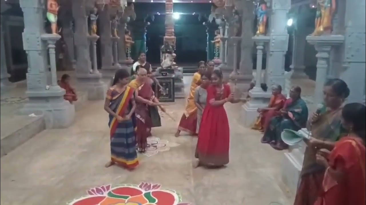 சின்ன சின்ன கண்ணனுக்கு என்ன வேண்டும் பாடல் கோலாட்டம் ஸ்ரீரங்கபுரம்💚💚💚