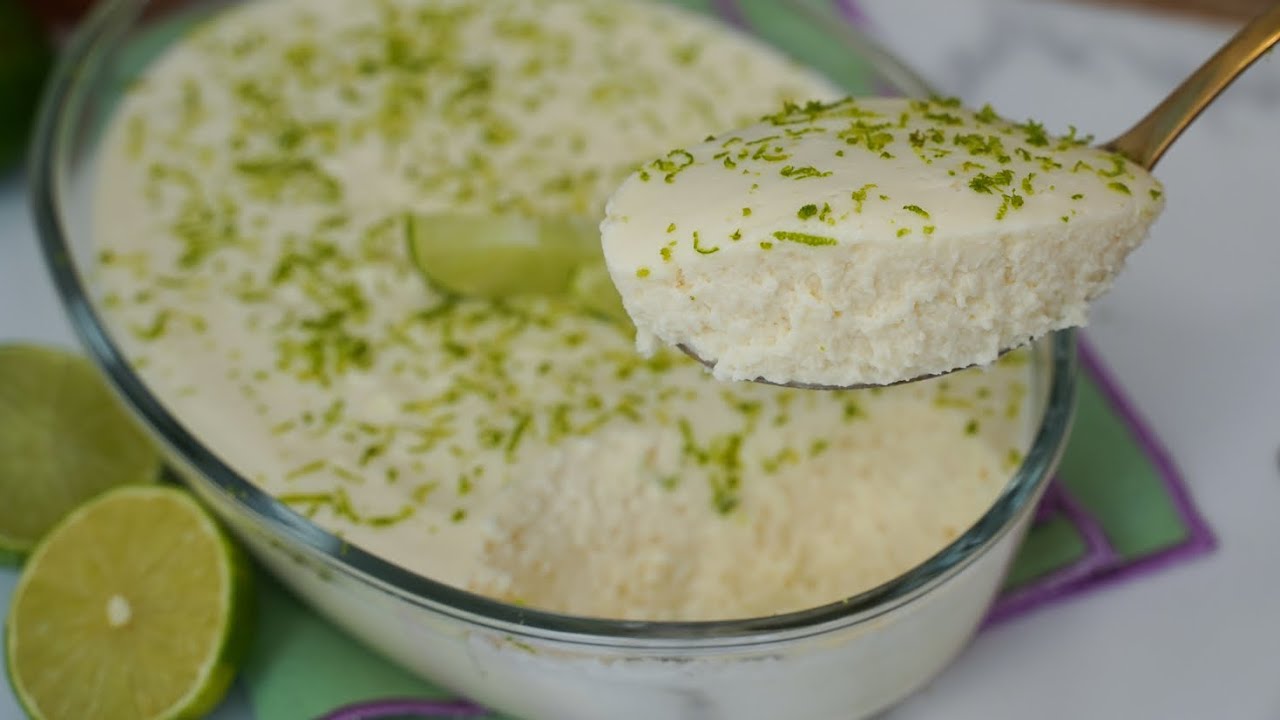 SEM LEITE CONDENSADO E SEM GELATINA | MOUSSE DE LIMÃO SUPER CREMOSO