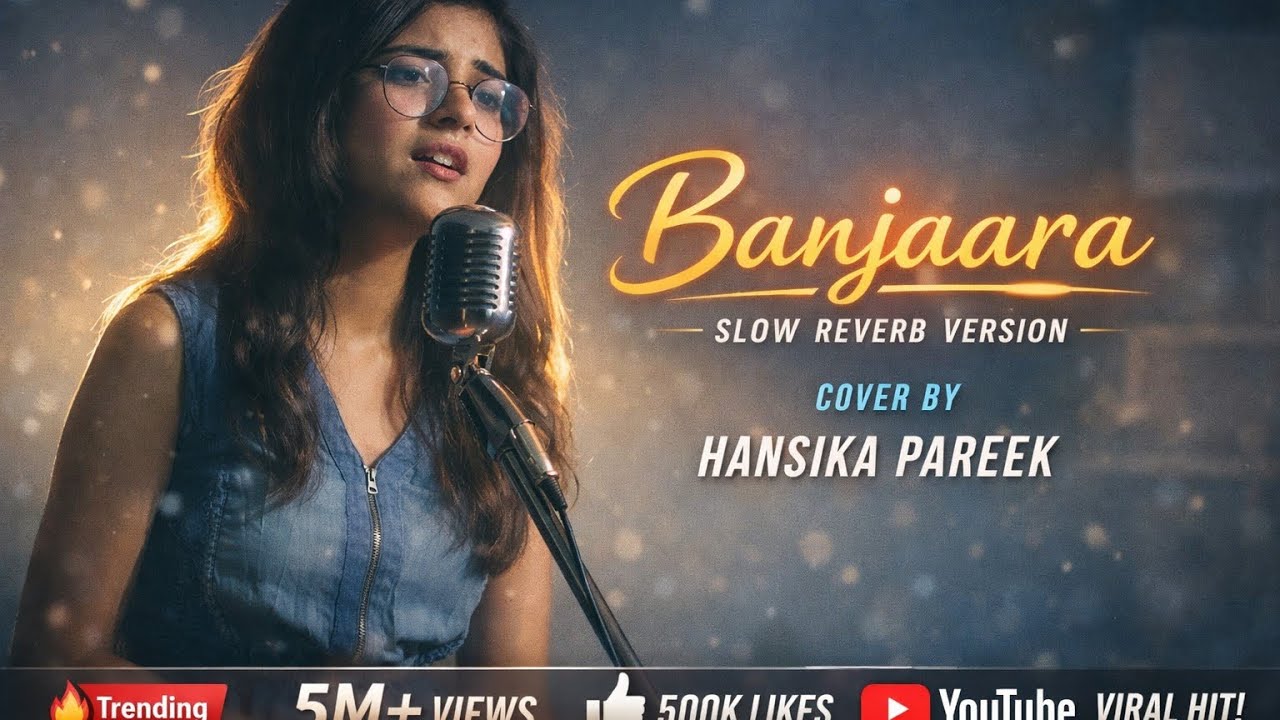 🎧 Song: Banjaara (Slow + Reverb Cover)🎧 | 4K Visuals | Relaxing Hindi Song