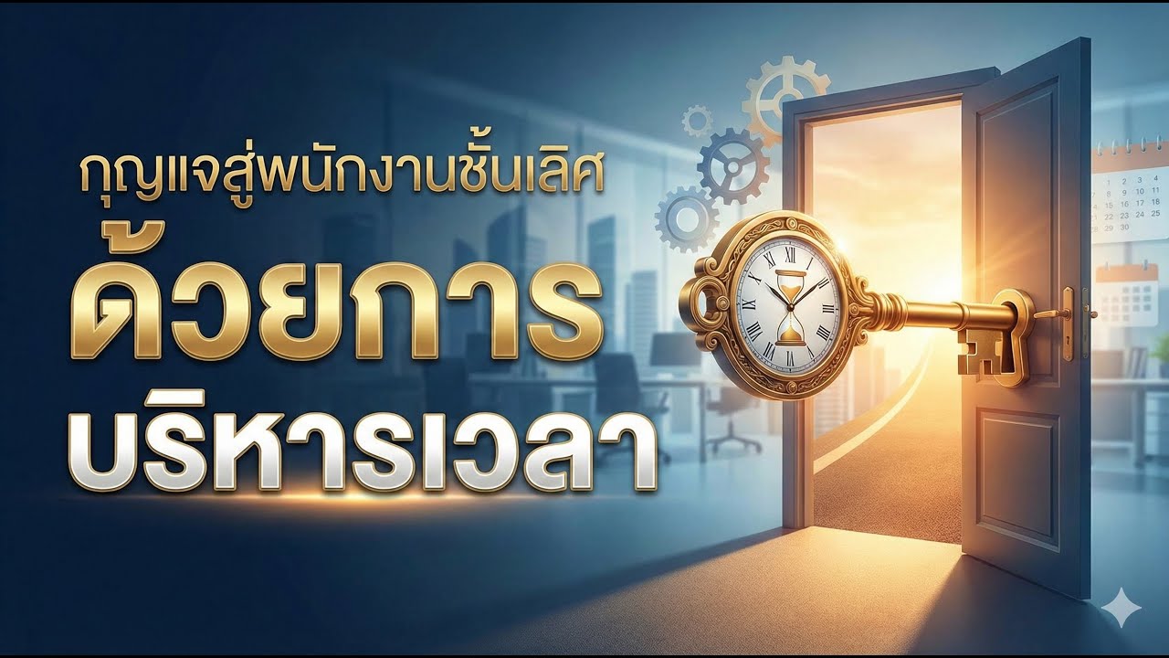 การบริหารเวลา | กุญแจสู่พนักงานชั้นเลิศ #4