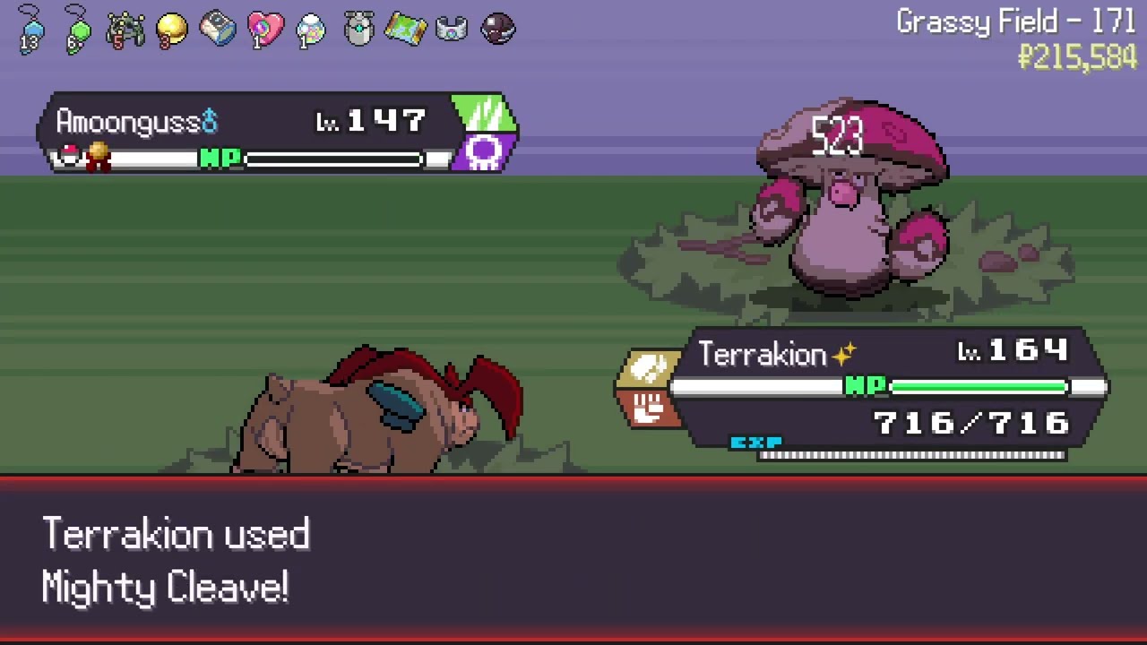 [PokeRouge] Terrakion carry (120-200)