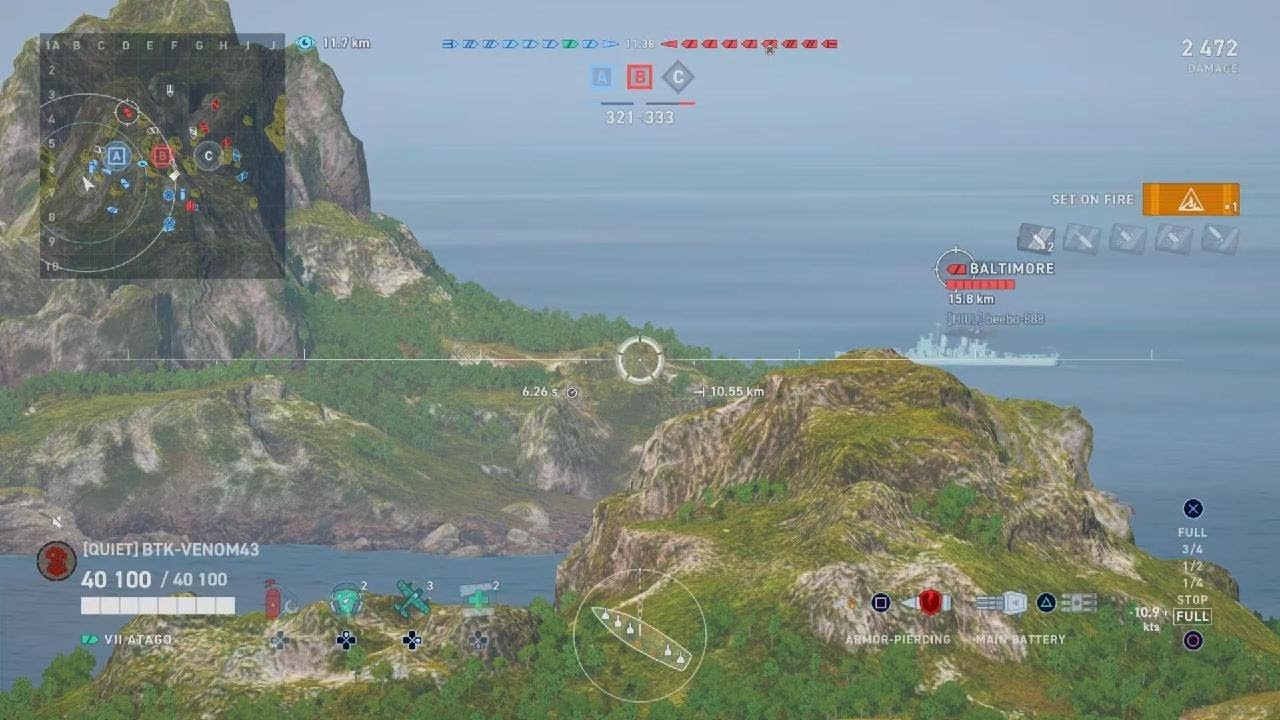 WOWS:Legends - Atago dust off
