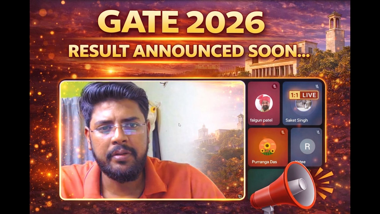 Don't Waste Your GATE Score || GATE 2026 || CSE EE ECE ME CE IN || GATE Counselling 2026