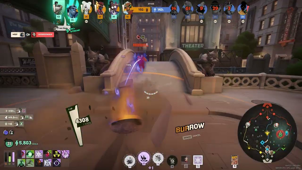 Haze can't escape Mo and Krill - Deadlock