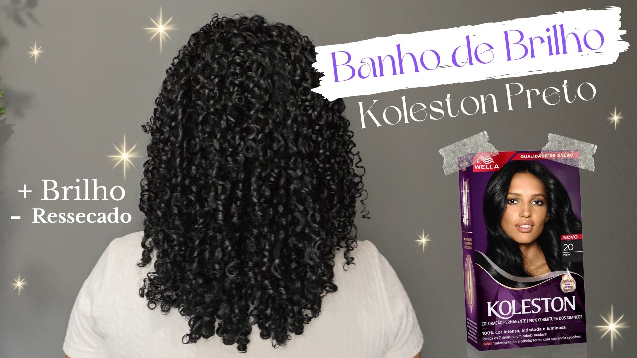 💎 BANHO DE BRILHO EM CABELO CACHEADO: Cabelo com muito brilho sem ressecar!
