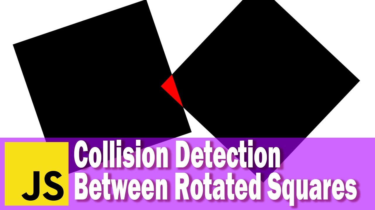 Collision Detection Between Rotated Rectangles – HTML5 Canvas
