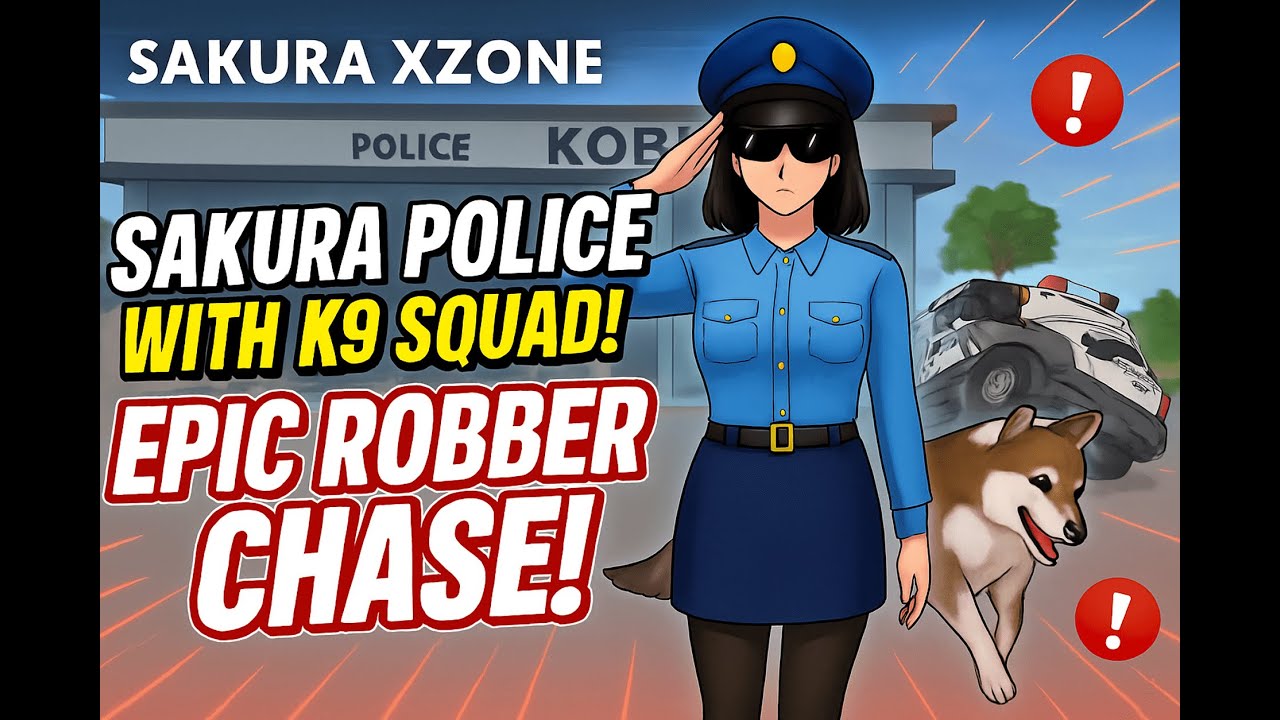 Sakura Police vs Robbers - Sakura School Simulator Level 2 #sakura #sakuraschoolsimulator #games #yt