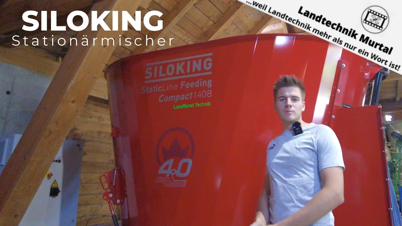 SILOKING StaticLine Compact 1408 Stationärmischer: einfach intelligent füttern | Landtechnik Murtal