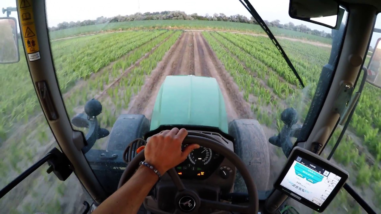 [GoPro] Fertiliser spreading | JOHN DEERE 6125R SULKY X40 ECONOV