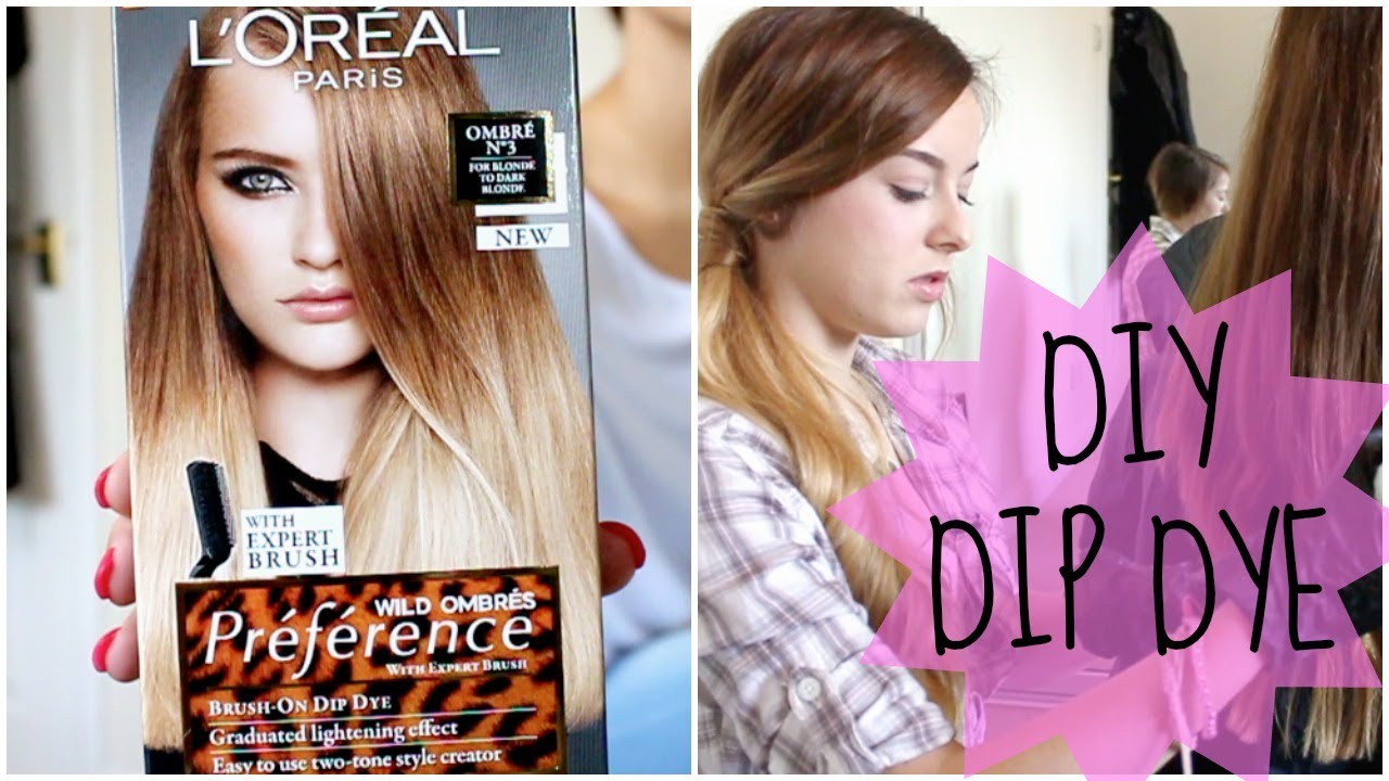HOW TO: DIY NATURAL HAIR DIP DYE OMBRE
