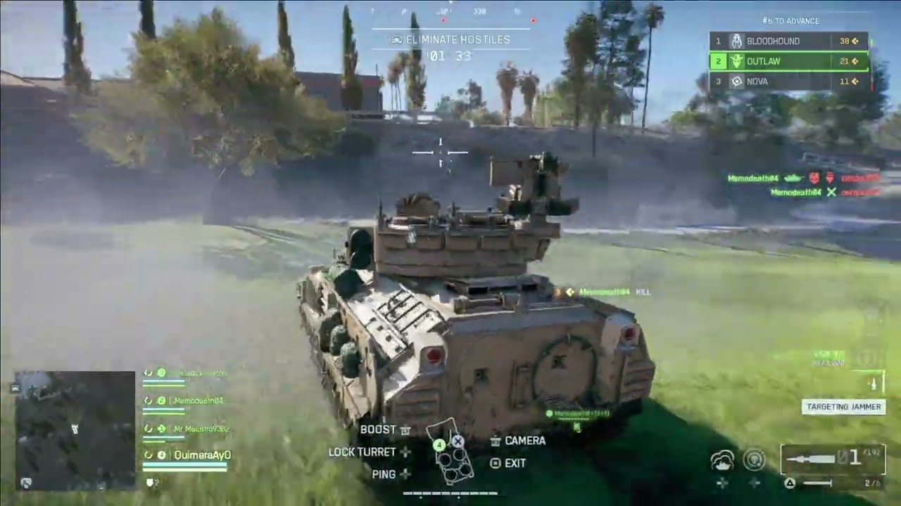 Battlefield Red Sec Gauntlet 295 5th place I fired with the bazooka and I hit the target by luck