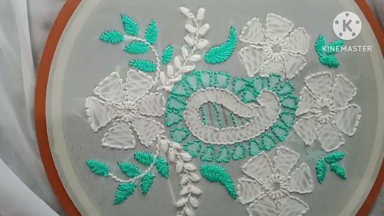Lacknow chikankari stitch tutorial || Part - 11 || লাখনৌ চিকেনকারি সেলাই #handembroidery #embroidery