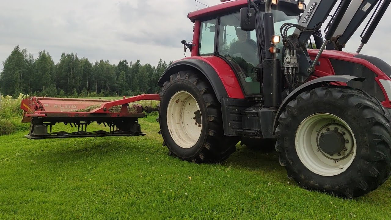 Pyörtänön niittoa / REMONTTIA !! Valtra N163 Direct & Elho 240 #Elho240 #valtra