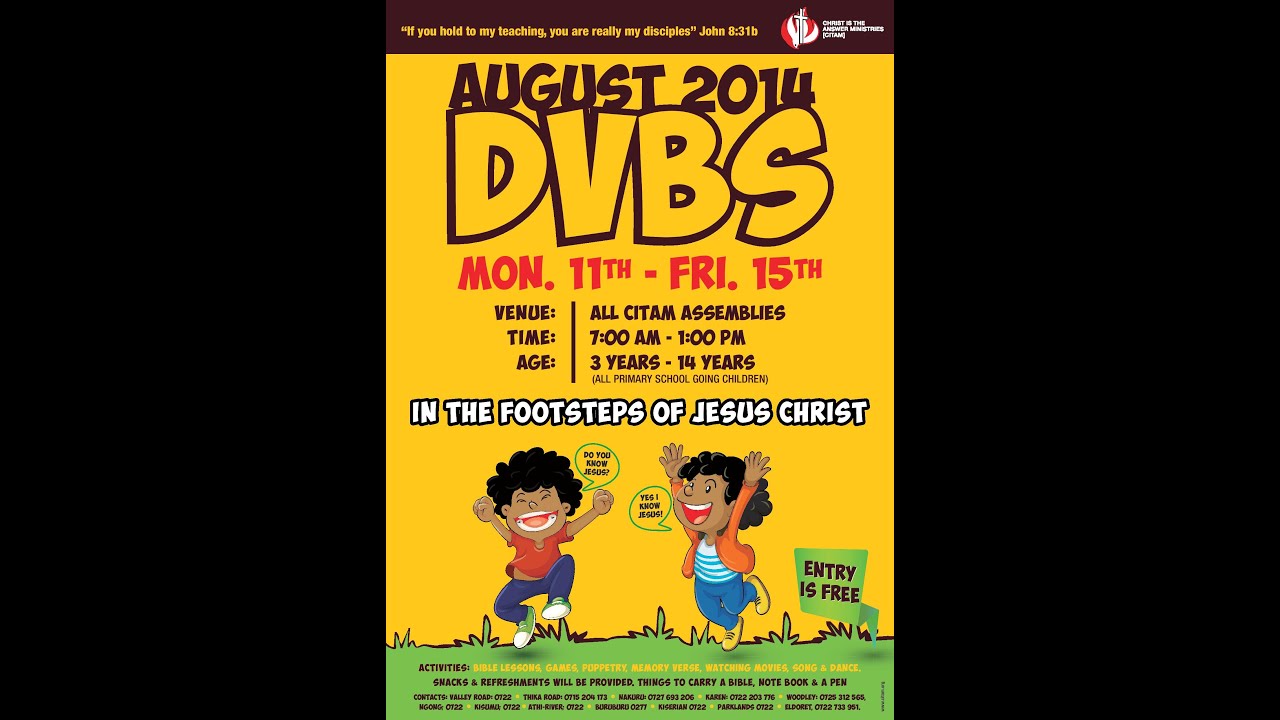 CITAM DVBS AUG 2014 IN PICTURES