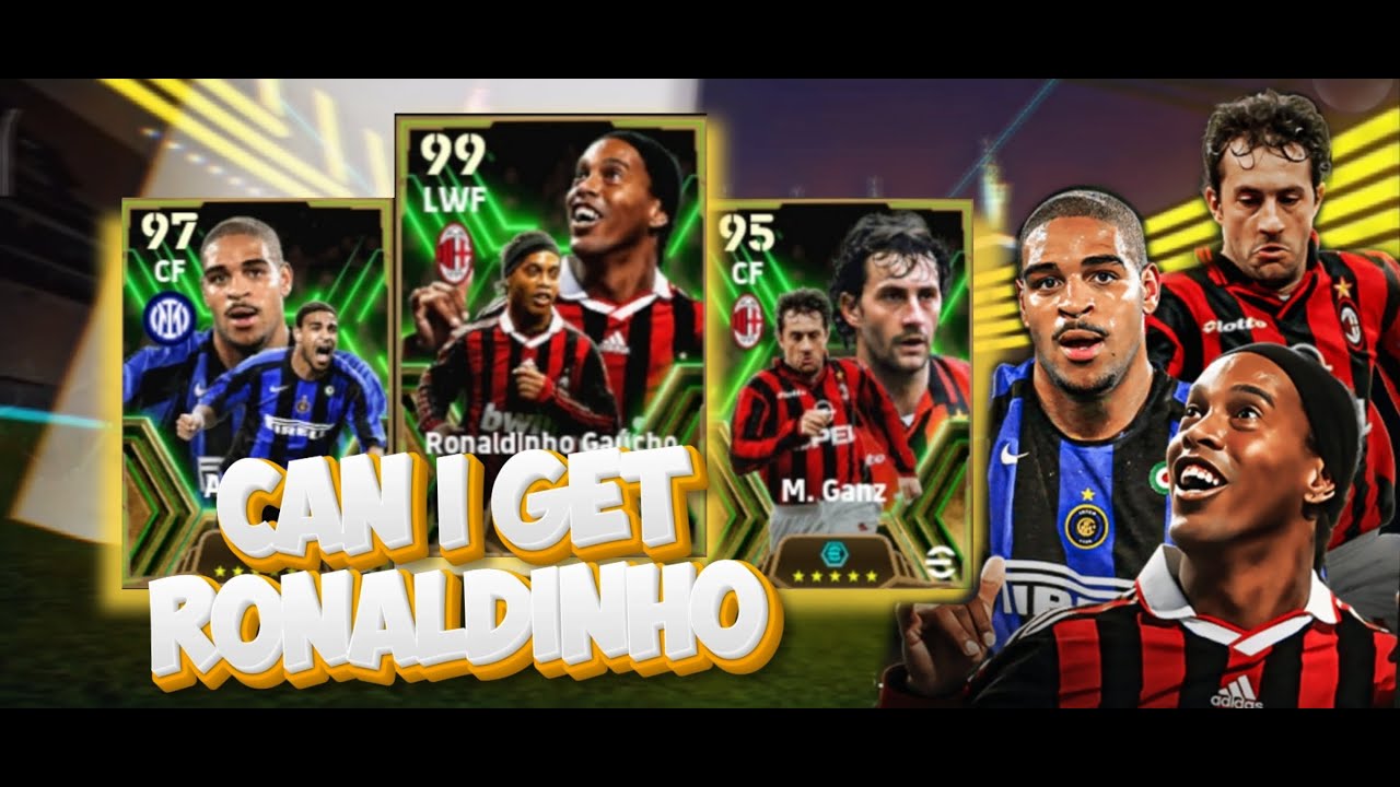 MAGICIAN RONALDINHO IS HERE 🔥CAN I GET HIM?eFOOTBALL 24 mobile ITALIAN LEAGUE ATTACKERS PACK OPENING
