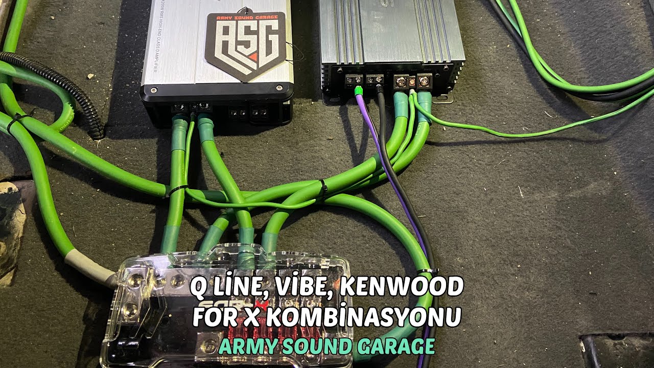 Ford Connect Ses sistemi montajı.Komple vibe qline kenwood setup dizdik.