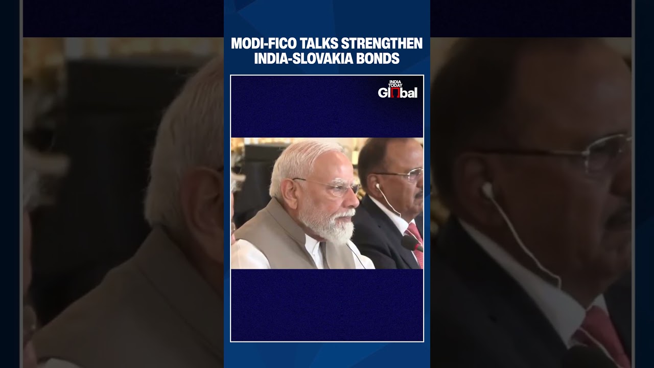 PM Modi Holds Historic Bilateral Talks With Slovak PM Fico at Bratislava Castle