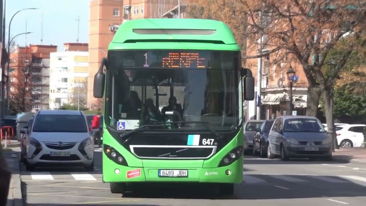 Arriva De Blas 647 | Urbano de Móstoles | Volvo B5LH 7900 | Avda. Dos de Mayo - Huesca