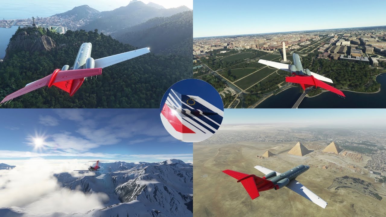 Tour du monde avec Flight Simulator