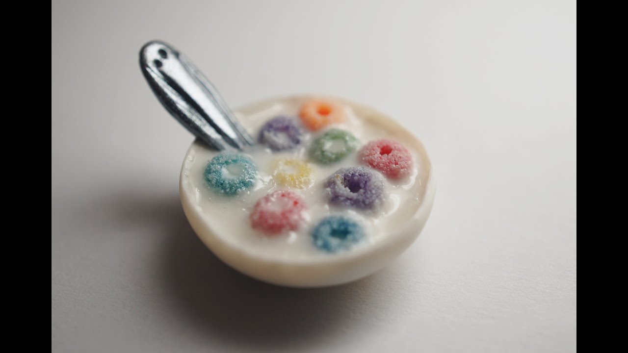 Bowl Of Cereal Tutorial, Miniature Food Tutorial