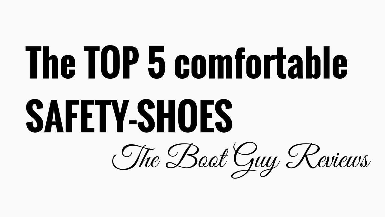 TOP 5 SAFETY SHOES AT $100  CAT - REDWING WORX - REEBOK ZIGKICK [ The Boot Guy Review ]