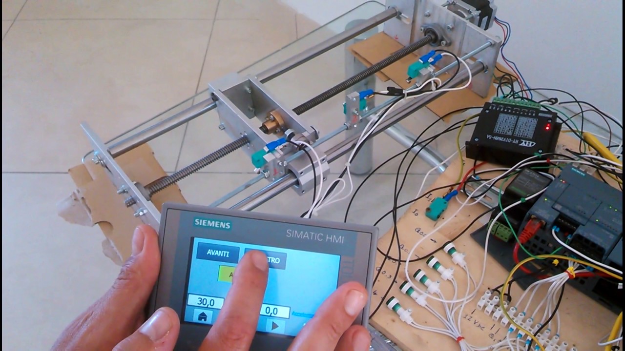 Motion Control Posizionatore lineare Motore Stepper Siemens PLC
