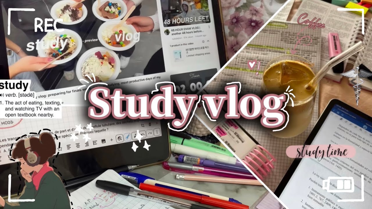 Exam Week Diaries ✨🌷📚| Medical Student Life🩺No Days Off😞اقضو معي اسبوع قبل الاختبار🥹📚🩺