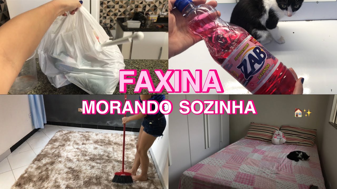 FAXINA MORANDO SOZINHA AOS 16 🏠💗✨