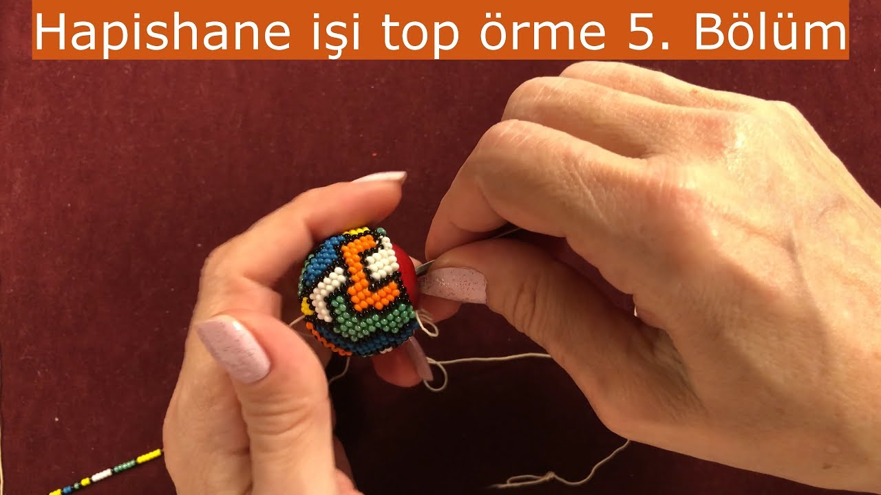 Как сделать бисером вязание крючком Часть 5/6