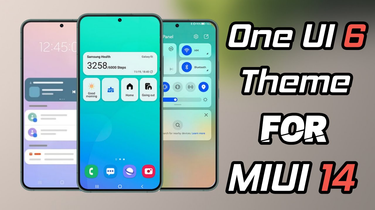 Samsung OneUI Theme for Xiaomi | Install Samsung OneUI Theme for Redmi Phone |  OneUI For Xiaomi
