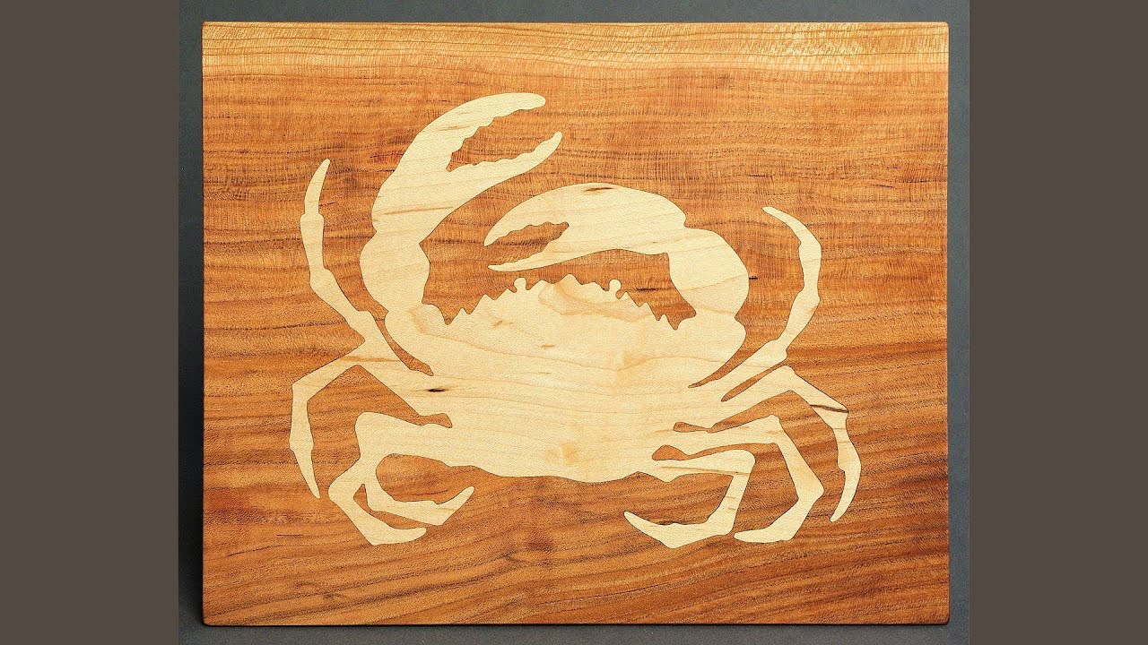 Making a CNC Inlay Crab Cutting Board: Andrew Pitts ~ FurnitureMaker