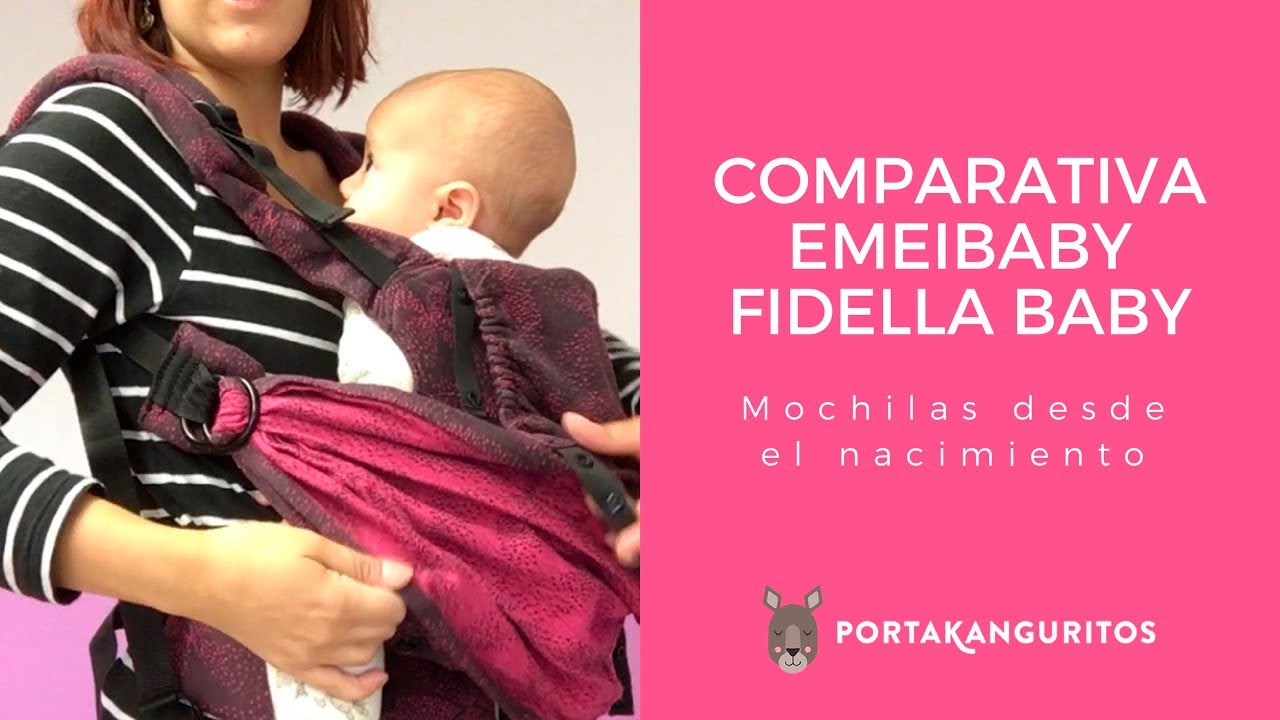 Comparativa Mochila Emeibaby y Mochila Fidella Fusion Baby