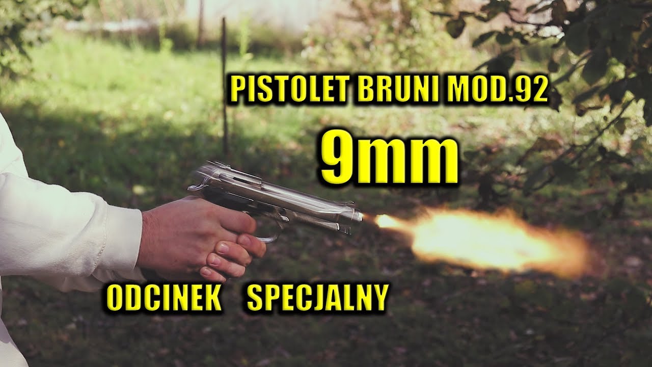 Pistolet BRUNI mod. 92 kal. 9mm PAK replika BERETTA 92