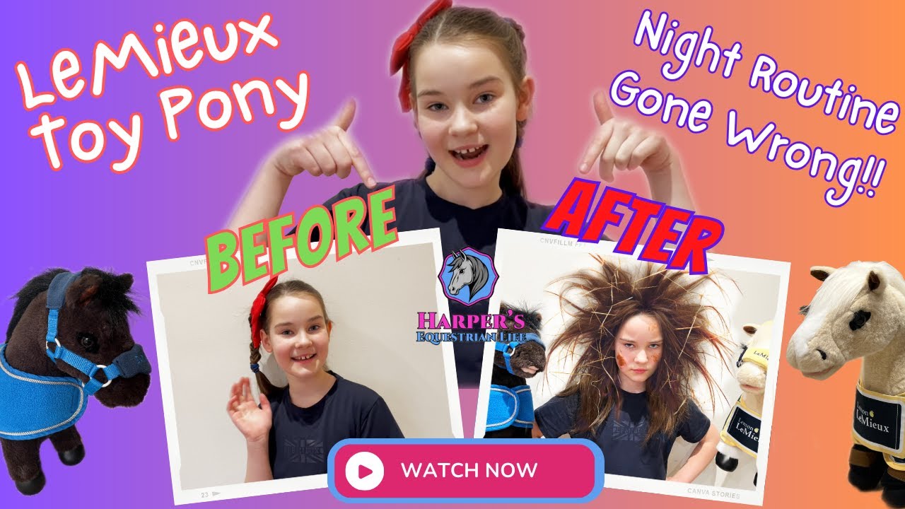 🌙🐴 Nighttime Routine Gone WRONG! | Mini LeMieux Toy Pony Chaos! | Polework Session🐴🌙
