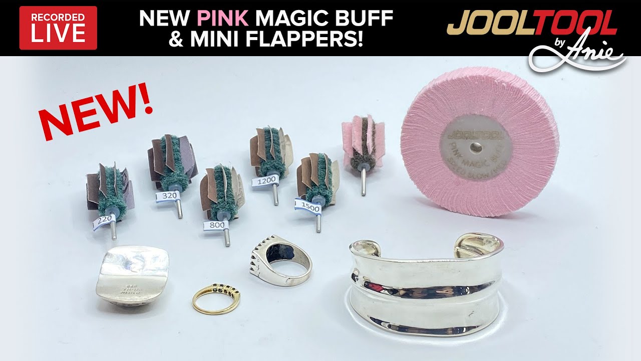New Pink Magic Buffing Wheels for the JOOLTOOL - LIVE with Anie