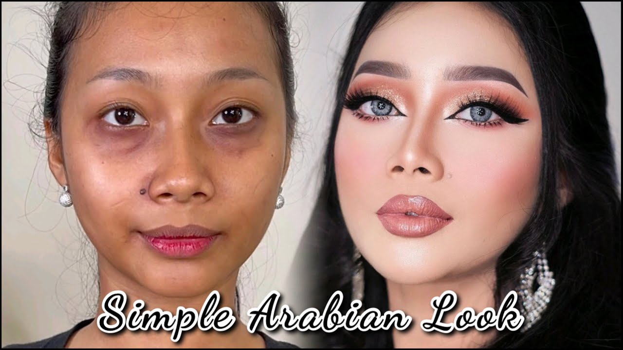 Tutorial Makeup Arabian Look (Versi Simpel) PAKAI PRODUK LOKAL! #OhMySkin