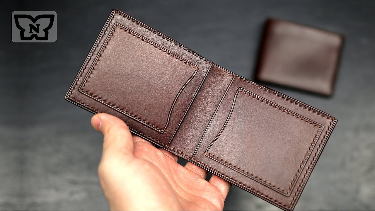 Кошелек бифолд компактный. Бесплатная выкройка PDF / Bifold wallet. Free PDF pattern