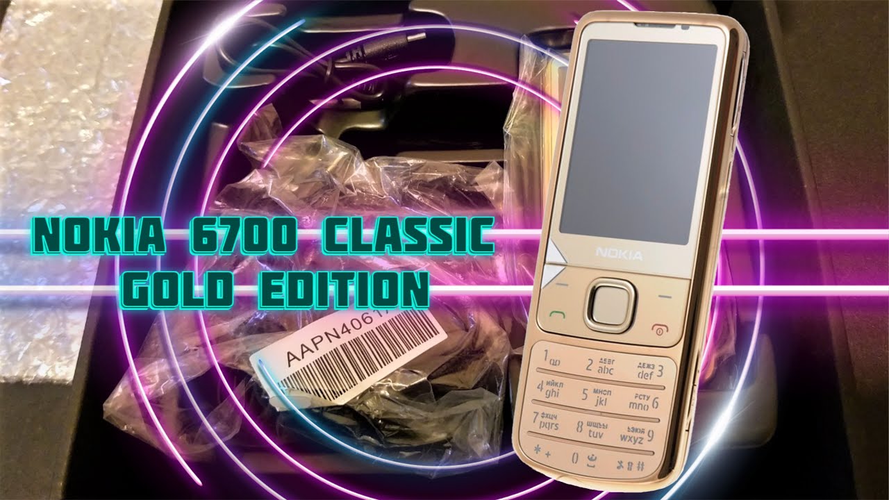 Nokia 6700 Classic Gold Edition original ► обзор и распаковка