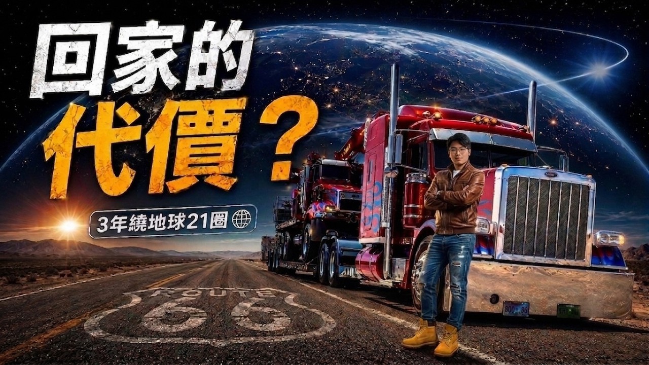 3年繞地球21圈！北美卡車司機：這份高薪，到底值不值得？｜工作生活日常 Vlog