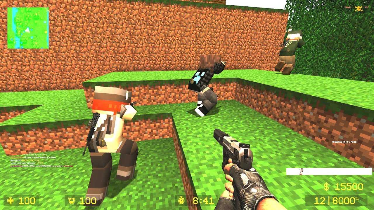 CSS: Zombie Escape Mod - ze_Minecraft_Adventure_v1_2c (Level 3) on Unloze